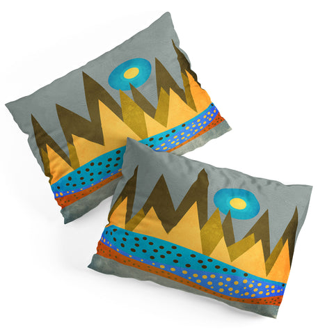 Viviana Gonzalez Retro Landscape I Pillow Shams