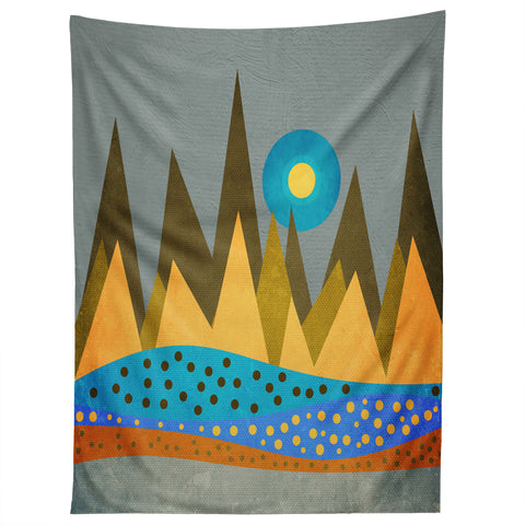 Viviana Gonzalez Retro Landscape I Tapestry
