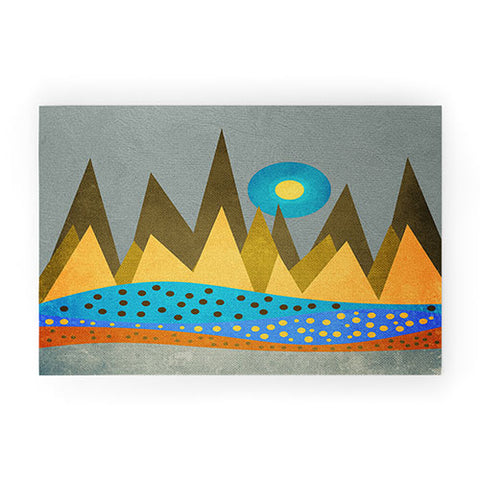 Viviana Gonzalez Retro Landscape I Welcome Mat