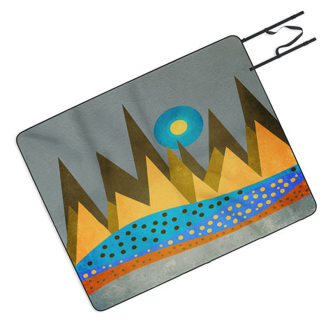 Viviana Gonzalez Retro Landscape I Picnic Blanket
