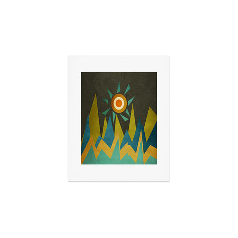 Viviana Gonzalez Retro Landscape II Art Print