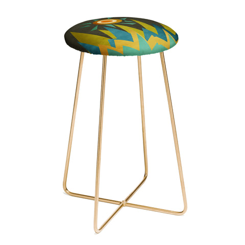 Viviana Gonzalez Retro Landscape II Counter Stool