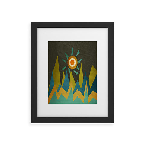 Viviana Gonzalez Retro Landscape II Framed Art Print