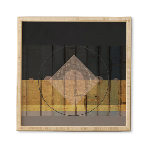 Viviana Gonzalez Rustic neutrals 02 Framed Wall Art