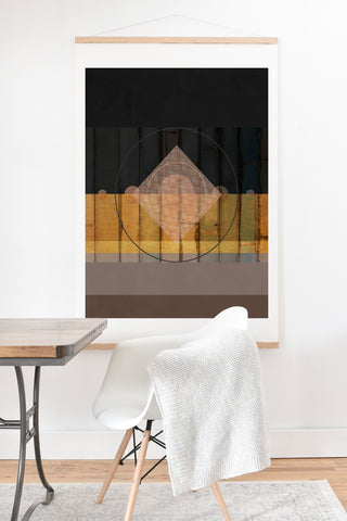 Viviana Gonzalez Rustic neutrals 02 Art Print And Hanger