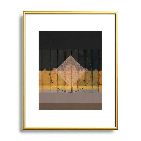 Viviana Gonzalez Rustic neutrals 02 Metal Framed Art Print