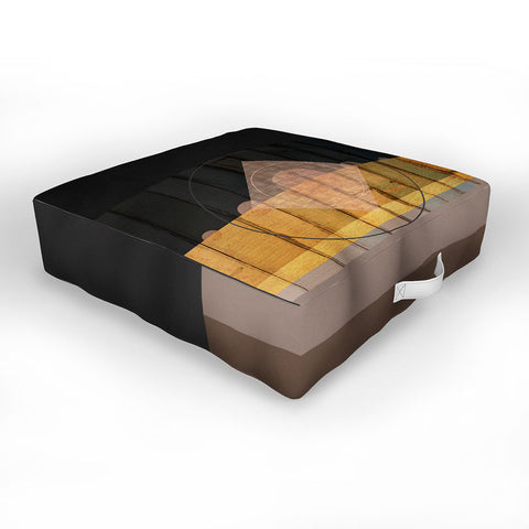 Viviana Gonzalez Rustic neutrals 02 Outdoor Floor Cushion