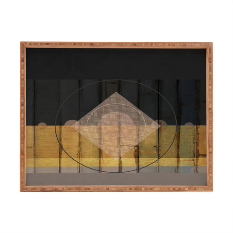 Viviana Gonzalez Rustic neutrals 02 Rectangular Tray