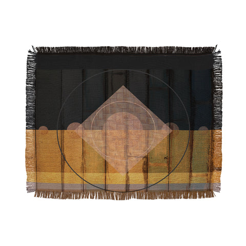 Viviana Gonzalez Rustic neutrals 02 Throw Blanket