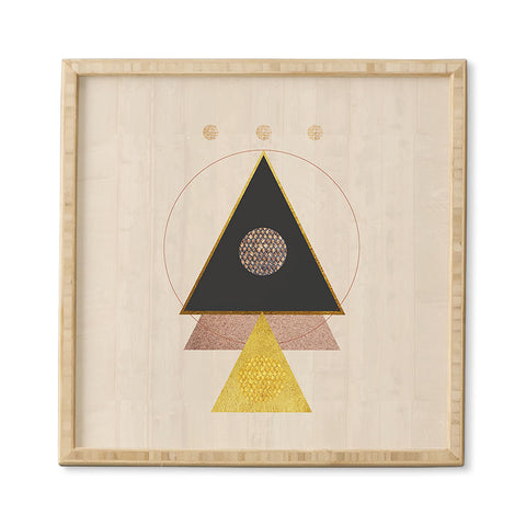 Viviana Gonzalez Rustic neutrals Framed Wall Art