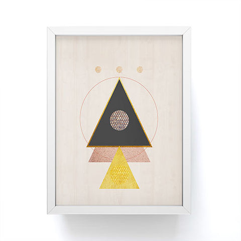 Viviana Gonzalez Rustic neutrals Framed Mini Art Print