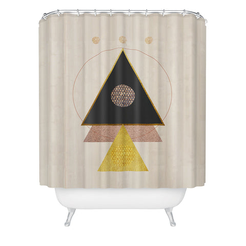 Viviana Gonzalez Rustic neutrals Shower Curtain