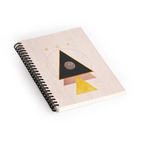 Viviana Gonzalez Rustic neutrals Spiral Notebook