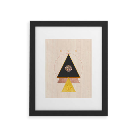 Viviana Gonzalez Rustic neutrals Framed Art Print