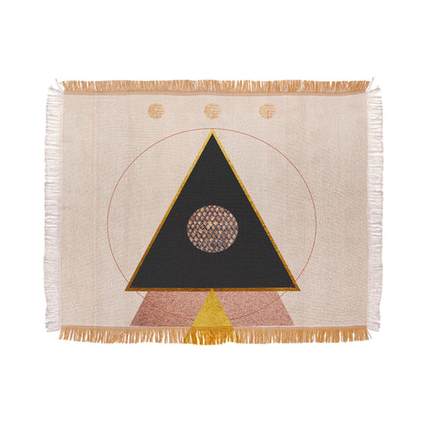 Viviana Gonzalez Rustic neutrals Throw Blanket