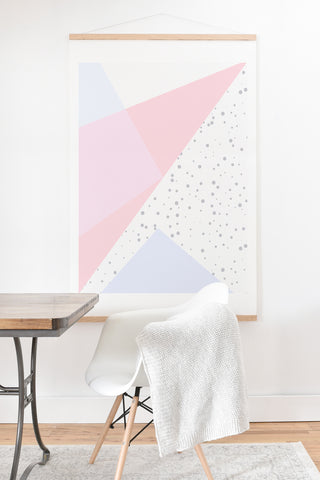 Viviana Gonzalez scandinavian style collection 01 Art Print And Hanger