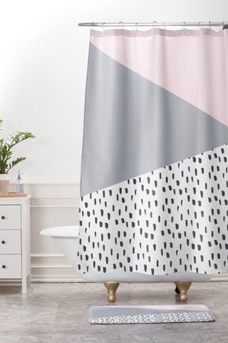 Viviana Gonzalez scandinavian style collection 02 Shower Curtain And Mat
