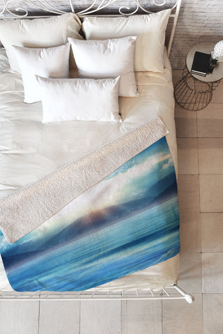 Viviana Gonzalez Silent Water Fleece Throw Blanket