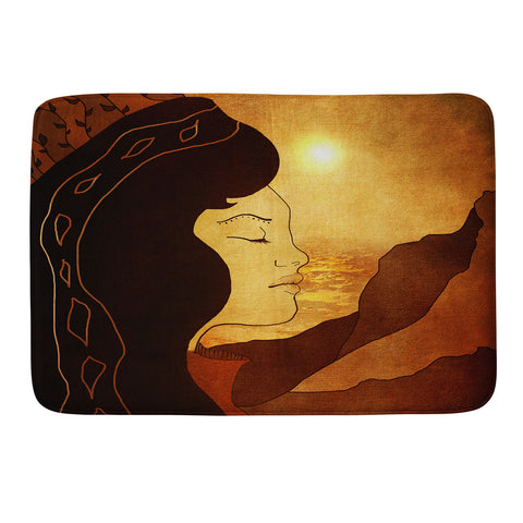Viviana Gonzalez Song of December Memory Foam Bath Mat