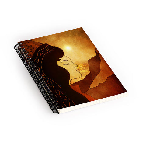 Viviana Gonzalez Song of December Spiral Notebook