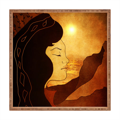 Viviana Gonzalez Song of December Square Tray