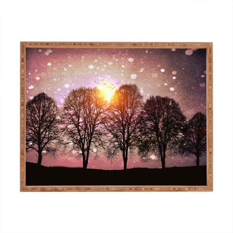 Viviana Gonzalez Sounds Of Christmas Rectangular Tray