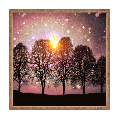 Viviana Gonzalez Sounds Of Christmas Square Tray