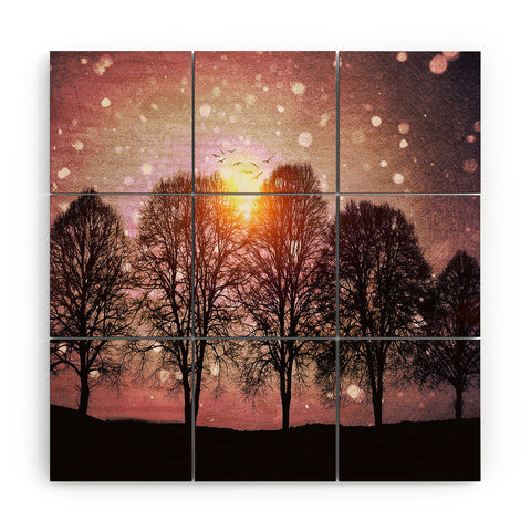 Viviana Gonzalez Sounds Of Christmas Wood Wall Mural