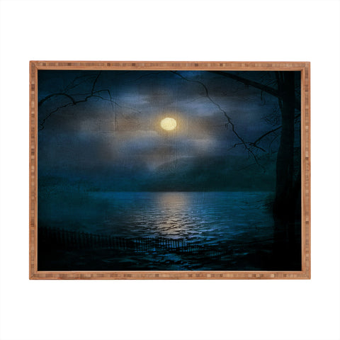 Viviana Gonzalez Sounds of the Moon Rectangular Tray