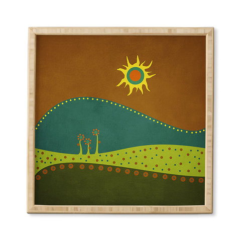 Viviana Gonzalez Spring Landscape 1 Framed Wall Art
