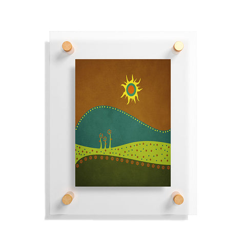 Viviana Gonzalez Spring Landscape 1 Floating Acrylic Print