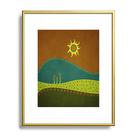 Viviana Gonzalez Spring Landscape 1 Metal Framed Art Print