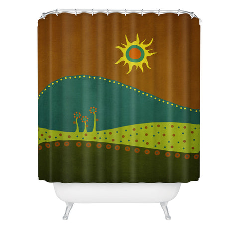 Viviana Gonzalez Spring Landscape 1 Shower Curtain