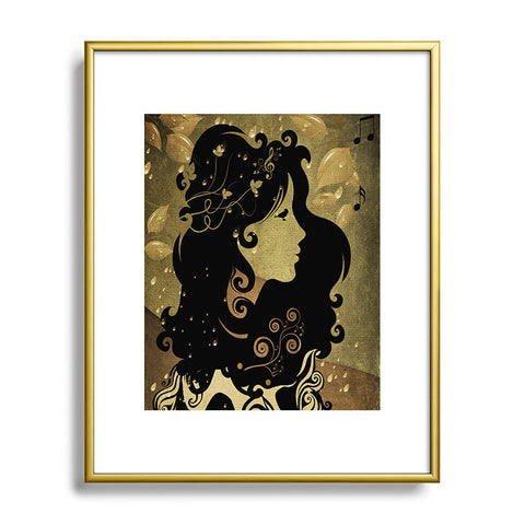 Viviana Gonzalez Spring Rain Metal Framed Art Print