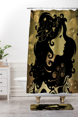 Viviana Gonzalez Spring Rain Shower Curtain And Mat