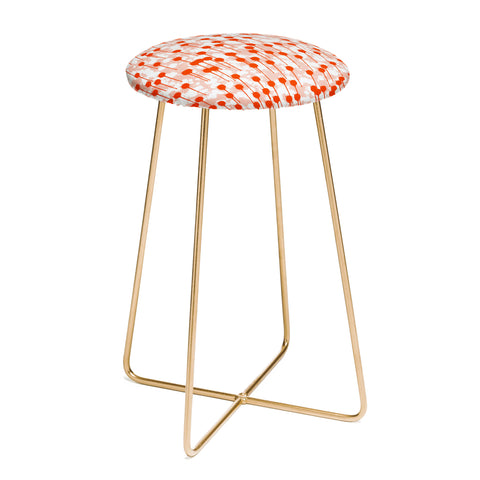 Viviana Gonzalez Summer abstract 01 Counter Stool