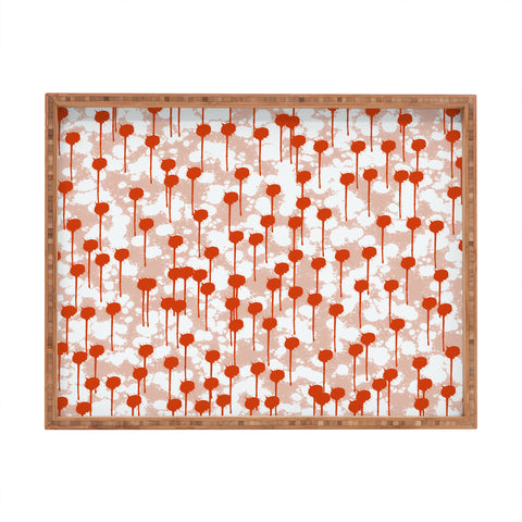 Viviana Gonzalez Summer abstract 01 Rectangular Tray