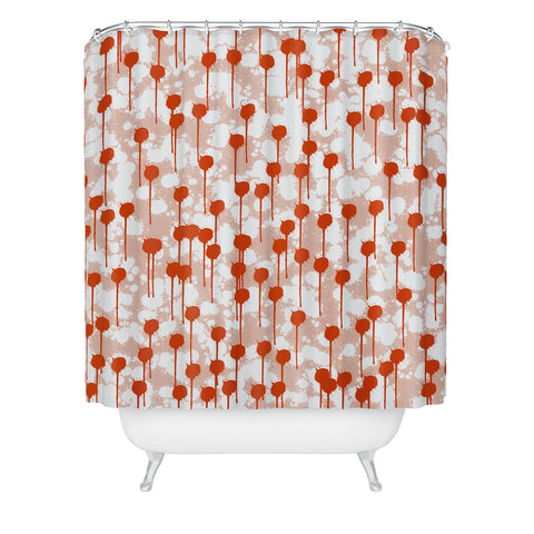 Viviana Gonzalez Summer abstract 01 Shower Curtain