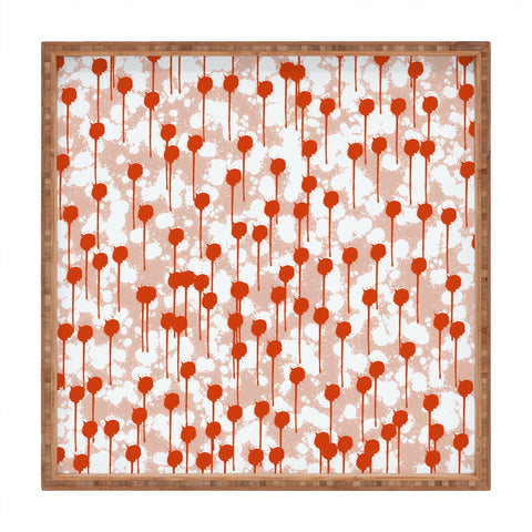 Viviana Gonzalez Summer abstract 01 Square Tray