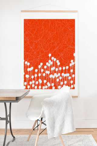 Viviana Gonzalez Summer abstract 02 Art Print And Hanger