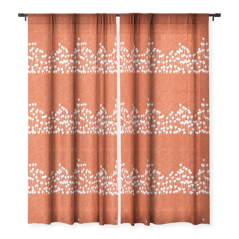 Viviana Gonzalez Summer abstract 02 Sheer Window Curtain