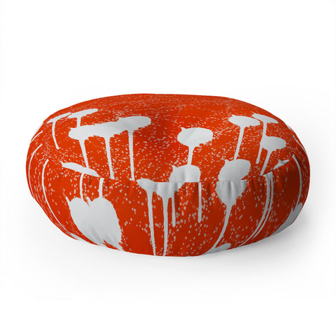 Viviana Gonzalez Summer abstract 02 Floor Pillow Round