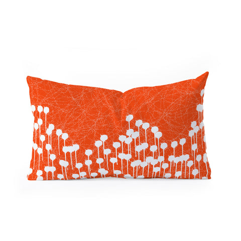 Viviana Gonzalez Summer abstract 02 Oblong Throw Pillow