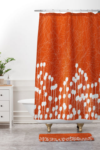 Viviana Gonzalez Summer abstract 02 Shower Curtain And Mat