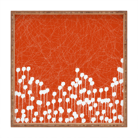 Viviana Gonzalez Summer abstract 02 Square Tray