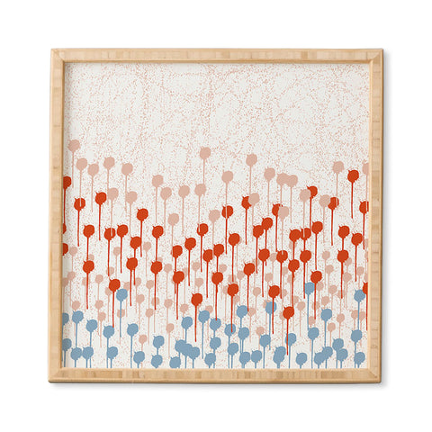 Viviana Gonzalez Summer abstract 03 Framed Wall Art