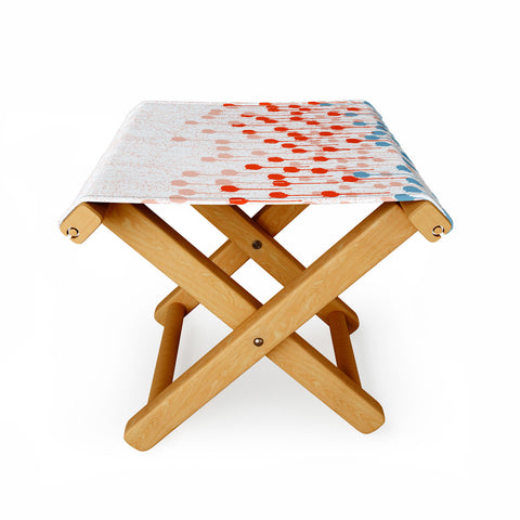 Viviana Gonzalez Summer abstract 03 Folding Stool