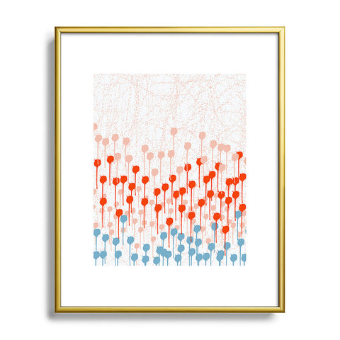 Viviana Gonzalez Summer abstract 03 Metal Framed Art Print
