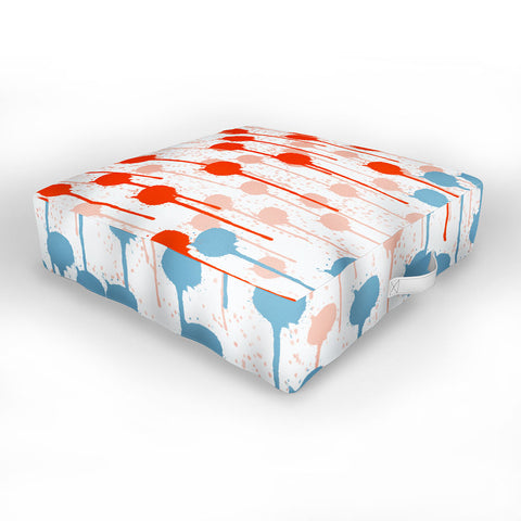 Viviana Gonzalez Summer abstract 03 Outdoor Floor Cushion