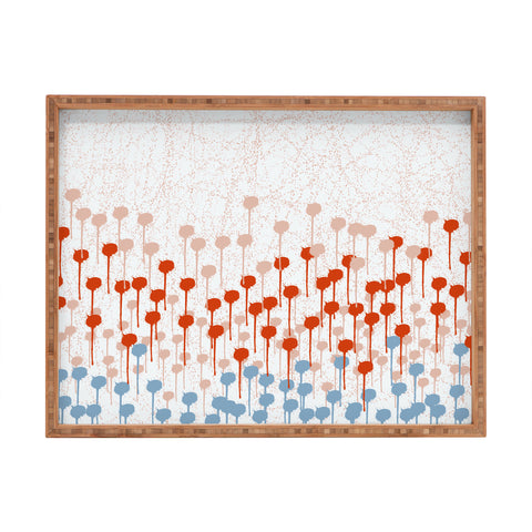Viviana Gonzalez Summer abstract 03 Rectangular Tray